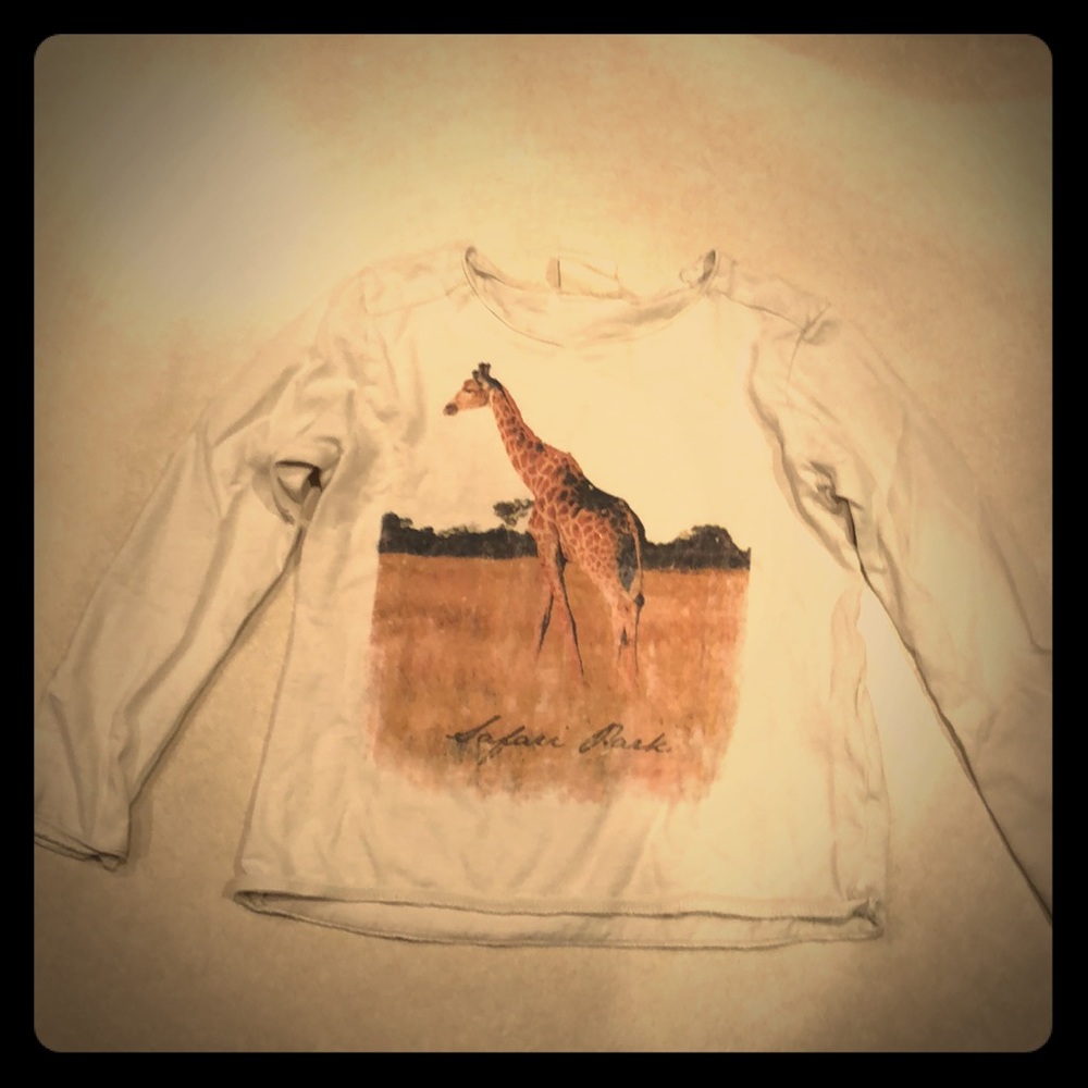 Zara Girls sz3 for a long sleeve graphic T-shirt